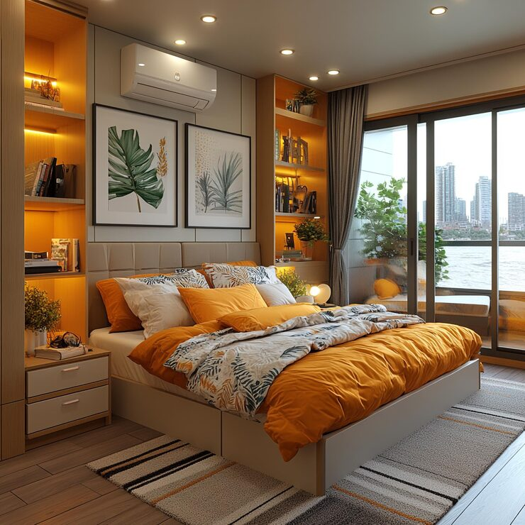 Bedroom and Living Room Interior Design by Swastik Interior