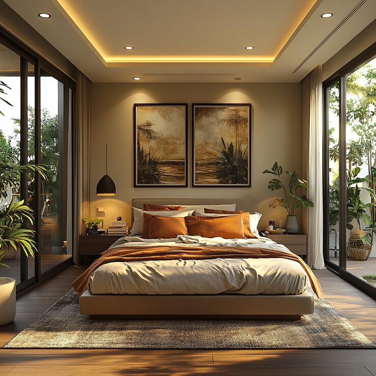 Bedroom and Living Room Interior Design by Swastik Interior