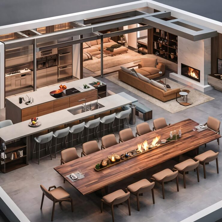 Custom Furniture Space Design by Swastik Interior